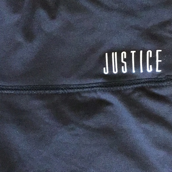 Justice for girls size 8 cropped leggings - Picture 2 of 3